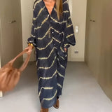 ジュリア™ | ボヘミアンストライプのロングドレス