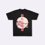 桜 - オーバーサイズ日本風Tシャツ