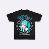 かわいい - オーバーサイズ日本風Tシャツ