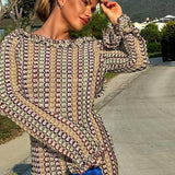 アルバ™ロングバックレスドレス