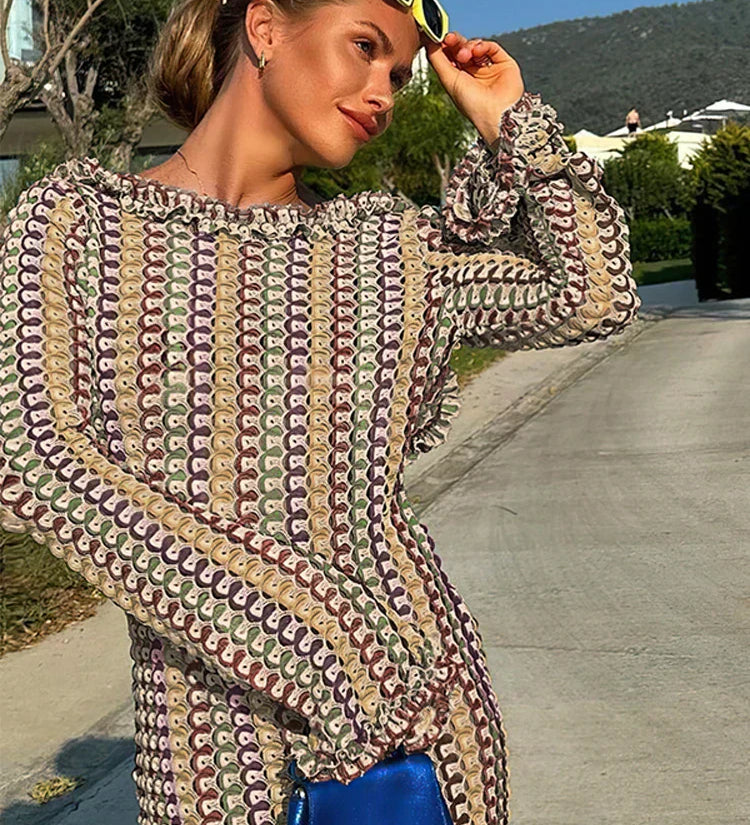 アルバ™ロングバックレスドレス