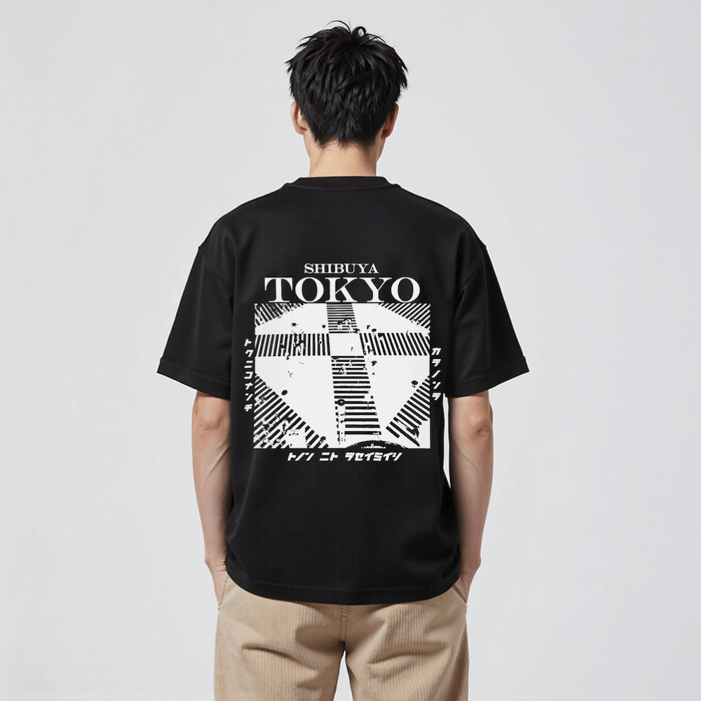 渋谷 - オーバーサイズ日本製Tシャツ