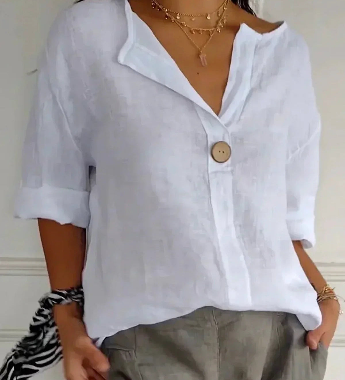 イヴォンヌ - エレガントで快適なブラウス