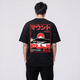 富士 - 日本製オーバーサイズTシャツ