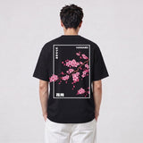 桜見 - ビッグサイズ日本製Tシャツ