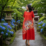 ホノカ｜月光に咲く花のワイドワンピース