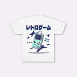レトロゲーム - 日本製オーバーサイズTシャツ
