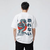 ドラゴン - オーバーサイズ日本製Tシャツ