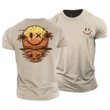 スマイリーと海の夏用Tシャツ
