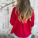 Aukje™ | イビサスタイルのシックなブラウス
