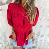Aukje™ | イビサスタイルのシックなブラウス